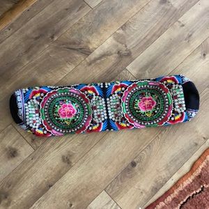 Embroidered Yoga Bag